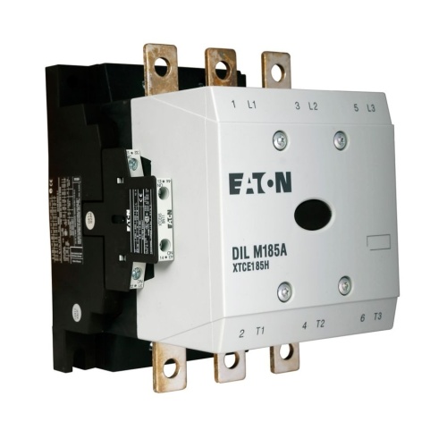 Eaton XTCE185H22A - XT IEC contactor, 185 Amp, 120 VAC, Three Pole