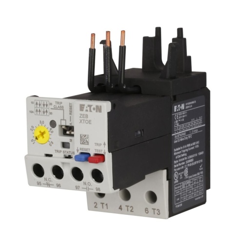 Eaton XTOE005BGS Electronic Overload Relay - 1 NO/1 NC, 10 Amp