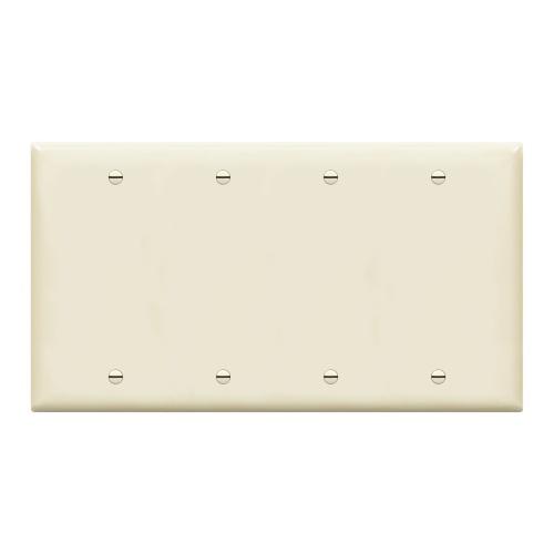 Enerlites 8804-I Blank Cover Four-Gang Wall Plate