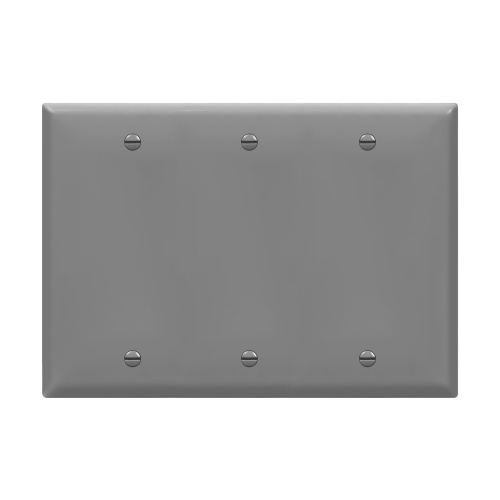 Enerlites 8804-W Blank Cover Four-Gang Wall Plate