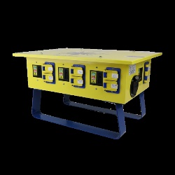 Ericson 1066-BFS-L14 Power Distribution Unit - Single Phase, 120/240V Input-120/240V Output, NEMA 3R, Yellow