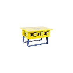 Ericson 1066-BFS Power Distribution Unit - Single Phase, 120/240V Input-120/240V Output, NEMA 3R, Yellow