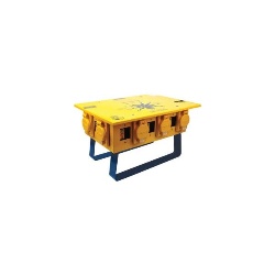 Ericson 1067-ALC Power Distribution Unit - Single Phase, 120/240V Input-120/240V Output, NEMA 3R, Yellow