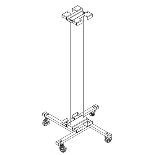 Ericson 1140-FS - Industrial Floor Stand, Grey