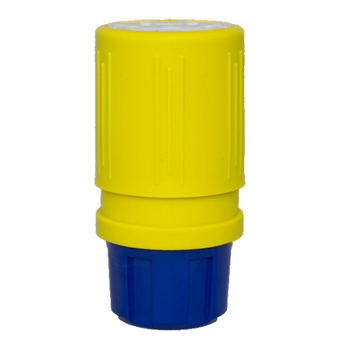 Ericson 1612-CG Industrial Grade (TPV) Connector - Yellow, 20 Amp, 125 Volt