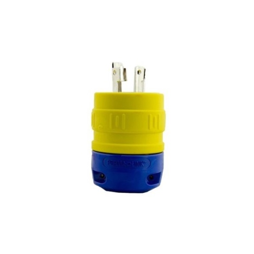 Ericson 2530-P Industrial Grade (TPV) Plug - Yellow, 30 Amp, 120 Volt, 208 Volt