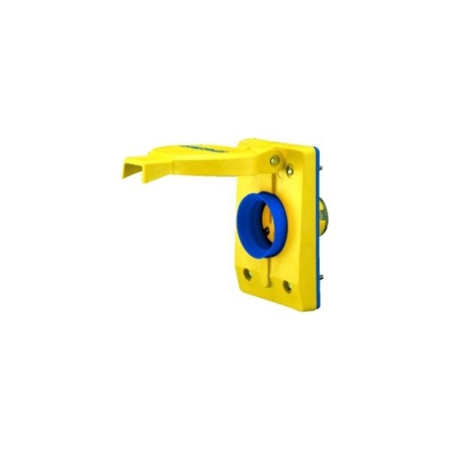 Ericson 2930-FS30 Single Receptacle w/ Cover - Yellow, 30 Amp, 120 Volt, 208 Volt