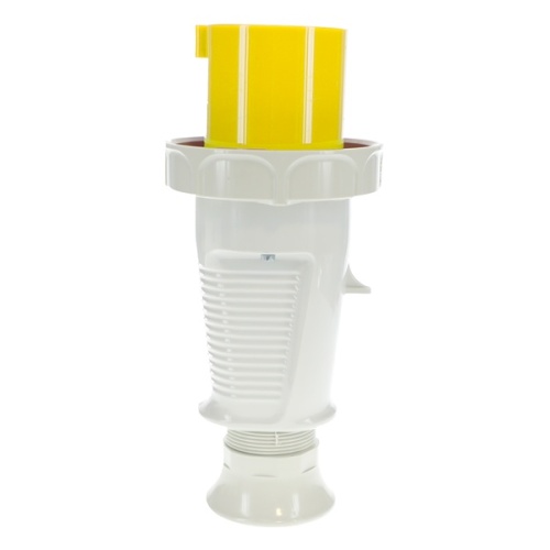 Ericson 320P4S IEC - Splash Proof Plug - Yellow/Gray, IP44, 20 Amp, 125 Volt