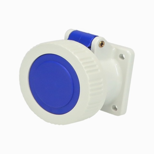 Ericson 320R6W IEC - Watertight Receptacle - Blue/Gray, IP67, 20 Amp, 250 Volt