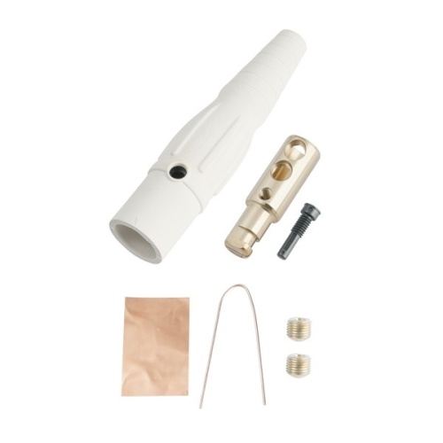 Ericson 400MW Inline CAM Connector - White, 400 Amp, 480 Volt, 600 Volt