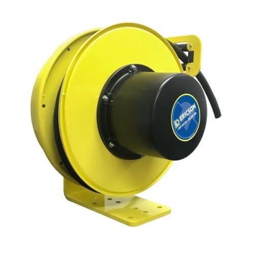 Ericson 5106-30 Pow-R-Reel Industrial Grade Cable Reel - 30 ft, 10 AWG, 20 Amp, 600 Volt, Yellow