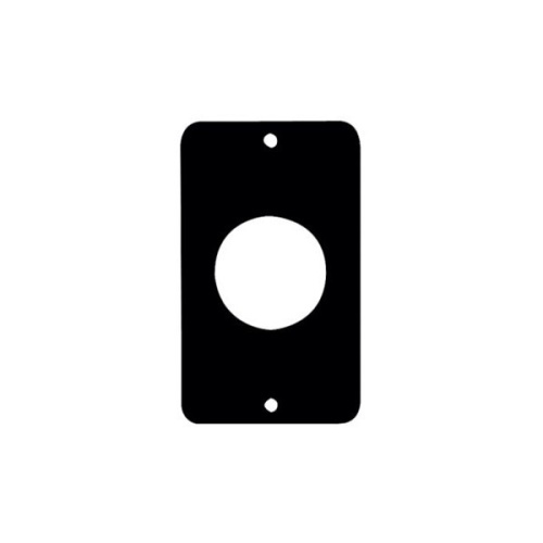 Ericson 6032B Coverplate, Single Gang - Black