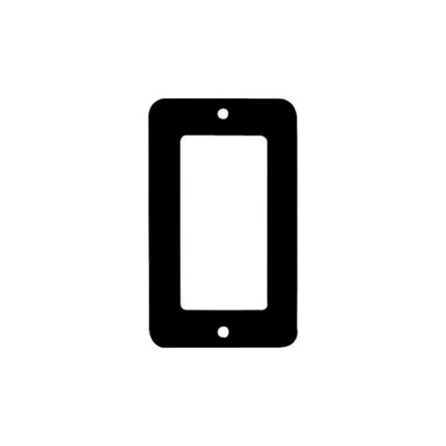 Ericson 6035B Coverplate, Single Gang - Black