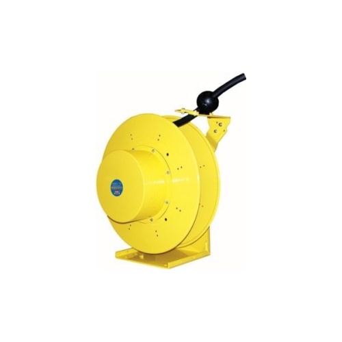 Ericson 6063-30 Pow-R-Reel Industrial Grade - High Cap Cable Reel - 30 ft, 6 AWG, 50 Amp, 600 Volt, Yellow