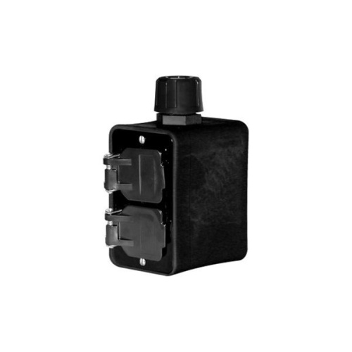 Ericson 6100B Outlet Box, Single Gang - Black