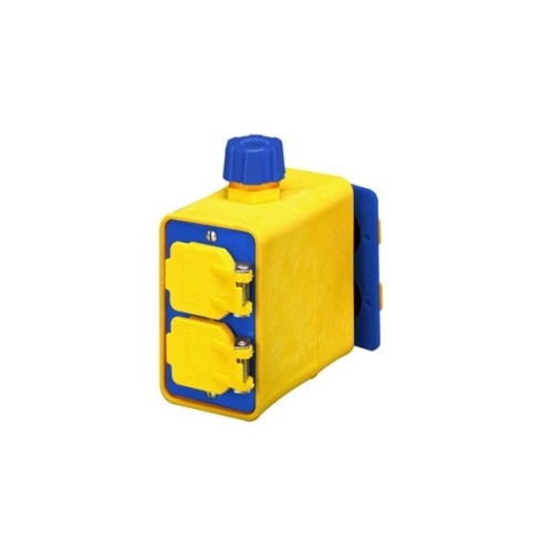 Ericson 6102 Outlet Box, Single Gang - Yellow