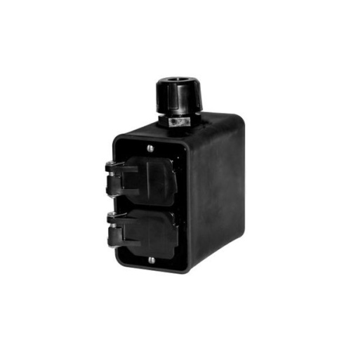 Ericson 6102B Outlet Box, Single Gang - Black