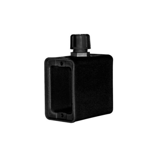 Ericson 6129B Outlet Box, Single Gang - Black
