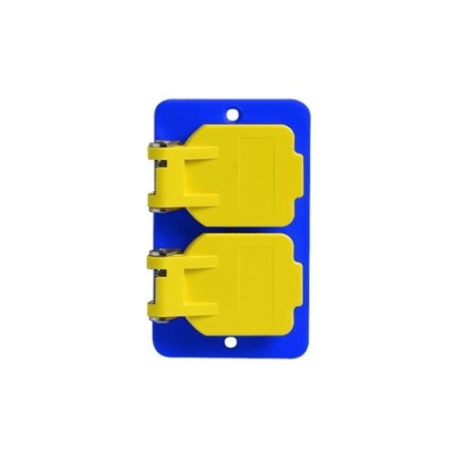 Ericson 6131 Coverplate, Single Gang - Blue