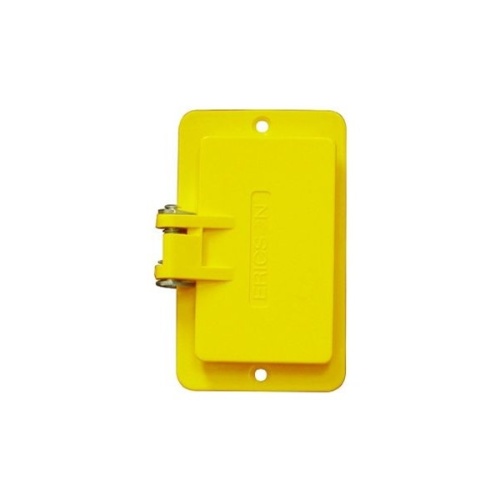 Ericson 6135-Y Coverplate, Single Gang - Yellow