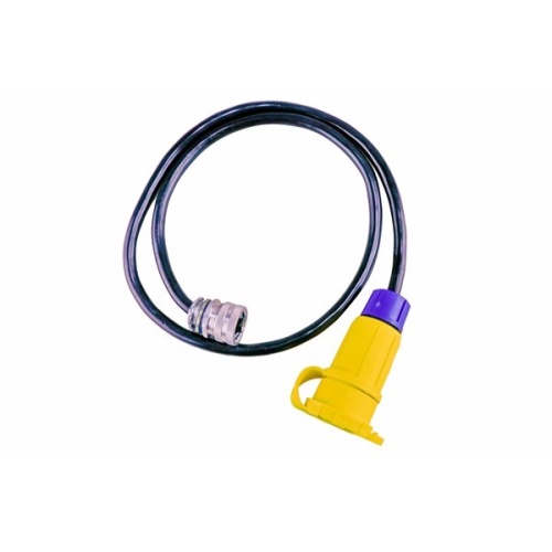 Ericson EC212320 e-Cart Pigtail Kit - 120V Input- 120V Output - Yellow - 6" x 12" x 9" (HxLxW)