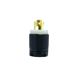 Ericson EL515P Commercial Grade Plug - Black, 15 Amp, 125 Volt