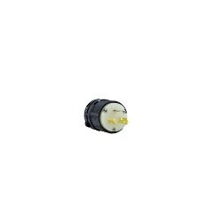 Ericson EL520P Commercial Grade Plug - Black, 20 Amp, 125 Volt