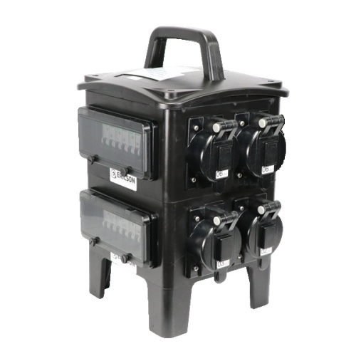 Ericson NM3-CAM2DL3008 Compact Distribution Unit - Three Phase, 120/208V Input-208V Output, NEMA 3R, Black