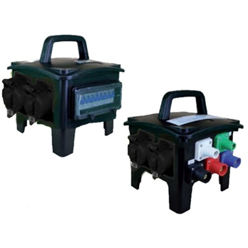 Ericson NM3-CAMSL3004 Compact Distribution Unit - Three Phase, 120/208V Input-208V Output, NEMA 3R, Black