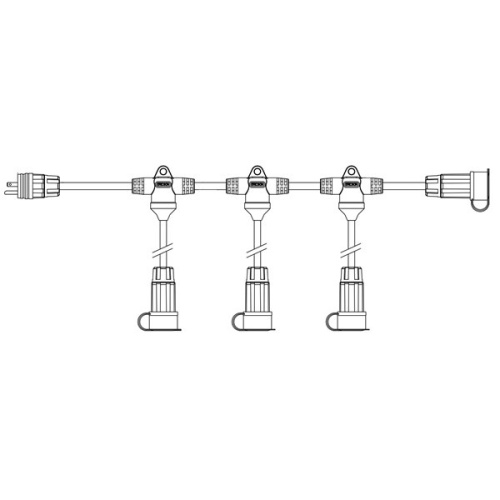 Ericson PS3R14390-3 Commercial Bay Light - 1800 Watts, 120 Volt, 15 Amp, SJTW