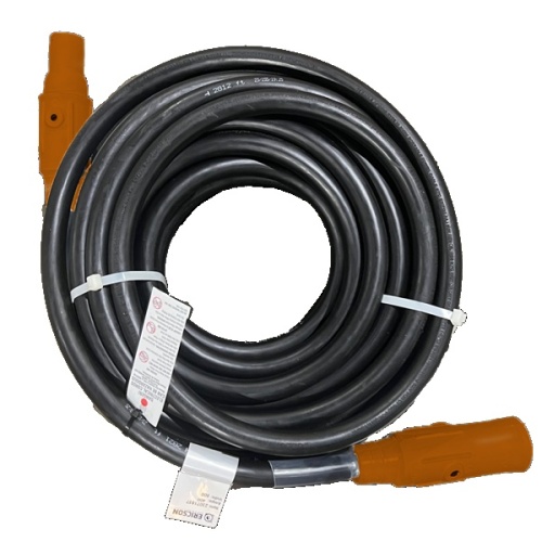 Ericson SC20MF100-OR Camlock CAMLOCK Cordset - 100 ft, 2/0 AWG, 300 Amp, 600 Volt, Orange