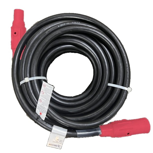 Ericson SC20MF100-R Camlock CAMLOCK Cordset - 100 ft, 2/0 AWG, 300 Amp, 600 Volt, Red