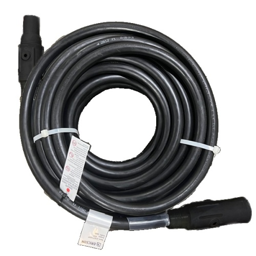 Ericson SC2MF100-BK Camlock CAMLOCK Cordset - 100 ft, 2 AWG, 190 Amp, 600 Volt, Black
