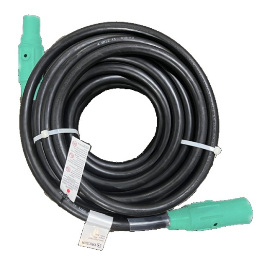 Ericson SC40MF100-G Camlock CAMLOCK Cordset - 100 ft, 4/0 AWG, 400 Amp, 600 Volt, Green