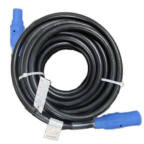 Ericson SC40MF50-BL Camlock CAMLOCK Cordset - 50 ft, 4/0 AWG, 400 Amp, 600 Volt, Blue