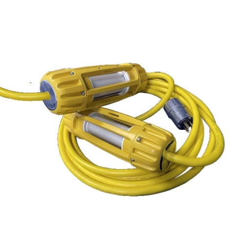 Ericson SLHAZ-14350Y-1X-5-360 Hazardous Location String Light - LED OMNI, 1800 Watts, 7750 Lumens, 120 Volt, NEMA 6P/IP67, 15 Amp, SOW