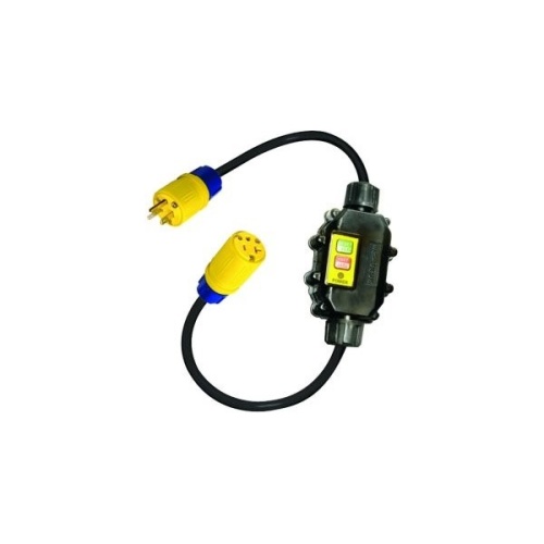 Ericson XG2-12-2G-MR Industrial Grade Inline GFCI - 20 Amp, 2400 Watts, 2 ft Cable, NEMA 6P