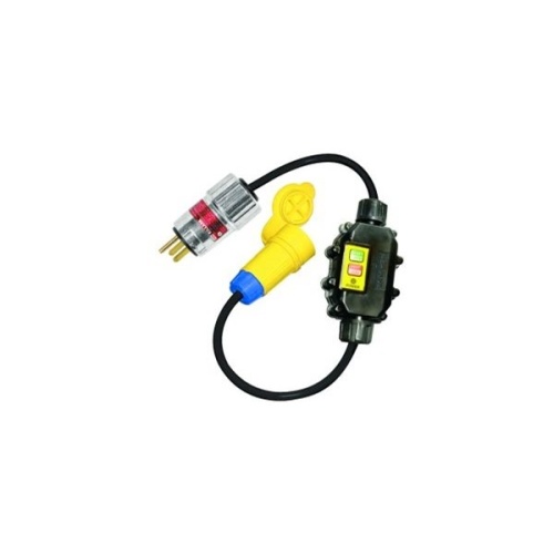 Ericson XG2-12-2W-15-UGP15231 HAZLOC Adapter Inline GFCI - 15 Amp, 1800 Watts, 2 ft Cable, NEMA 6P