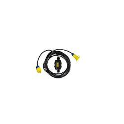 Ericson XG2-12-50BW-15 Watertight Grade Inline GFCI - 15 Amp, 1800 Watts, 50 ft Cable, NEMA 6P