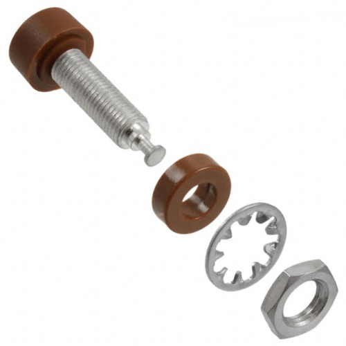 Fluke 1581-1 B-JACK, TIN PL 10/PKG (BROWN) - 1939249