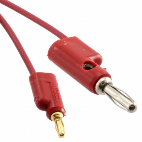 Fluke 3014-36-2 MINI BANANA PLUG PATCH CORD (RED) - 1928073