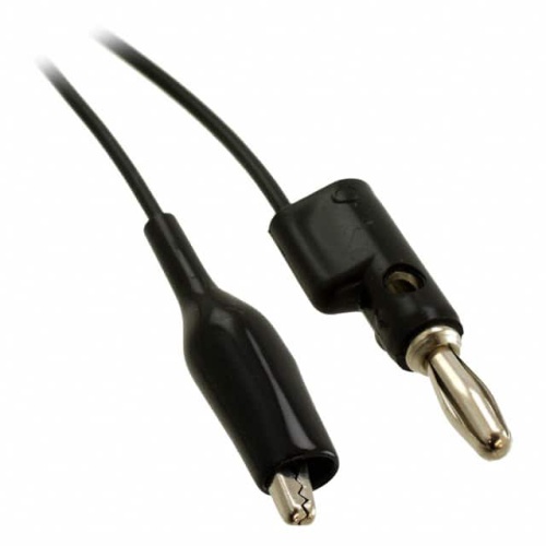 Fluke 3220-24-0 MINI CL/BANANA PLUG (BLACK) - 1928237