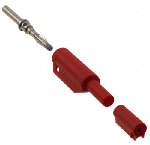 Fluke 72925-2 DO-IT-YOURSELF 2MM STACKABLE SAFETY SHEATHED PLUG, (RED) - 2521515