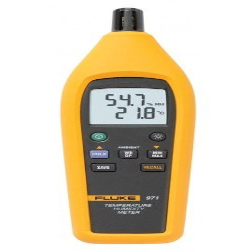 Fluke FLUKE-971 CAL TEMPERATURE HUMIDITY METER, CAL TRACEABLE W DATA - 5160597