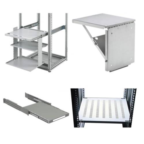 nVent Hoffman 101091124SP Folding Shelf Type 4 and 12 150lb (68kg) Load, 12.00x18.00, White, Mild Steel