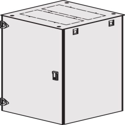 nVent Hoffman 21130255 Varistar Flat Top Cover With Cutout Zones, RAL 7021, 600W 1000D