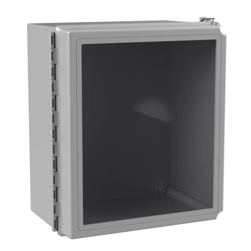 nVent Hoffman A14128CHQRFGW Non-Metallic Window Fiberglass Enclosure