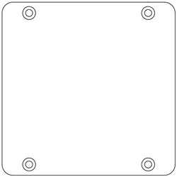 Hoffman A19075P Backplate for Hazardous Location Enclosure