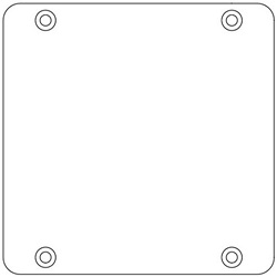 Hoffman A260160P Backplate for Hazardous Location Enclosure