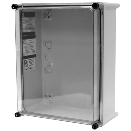 nVent Hoffman A41-1212E1DTHPL2 APO with Transparent Inspection Window Type 4X, 11.89x11.89x6.93, Lt Gray, Fiberglass, E1DTHPL